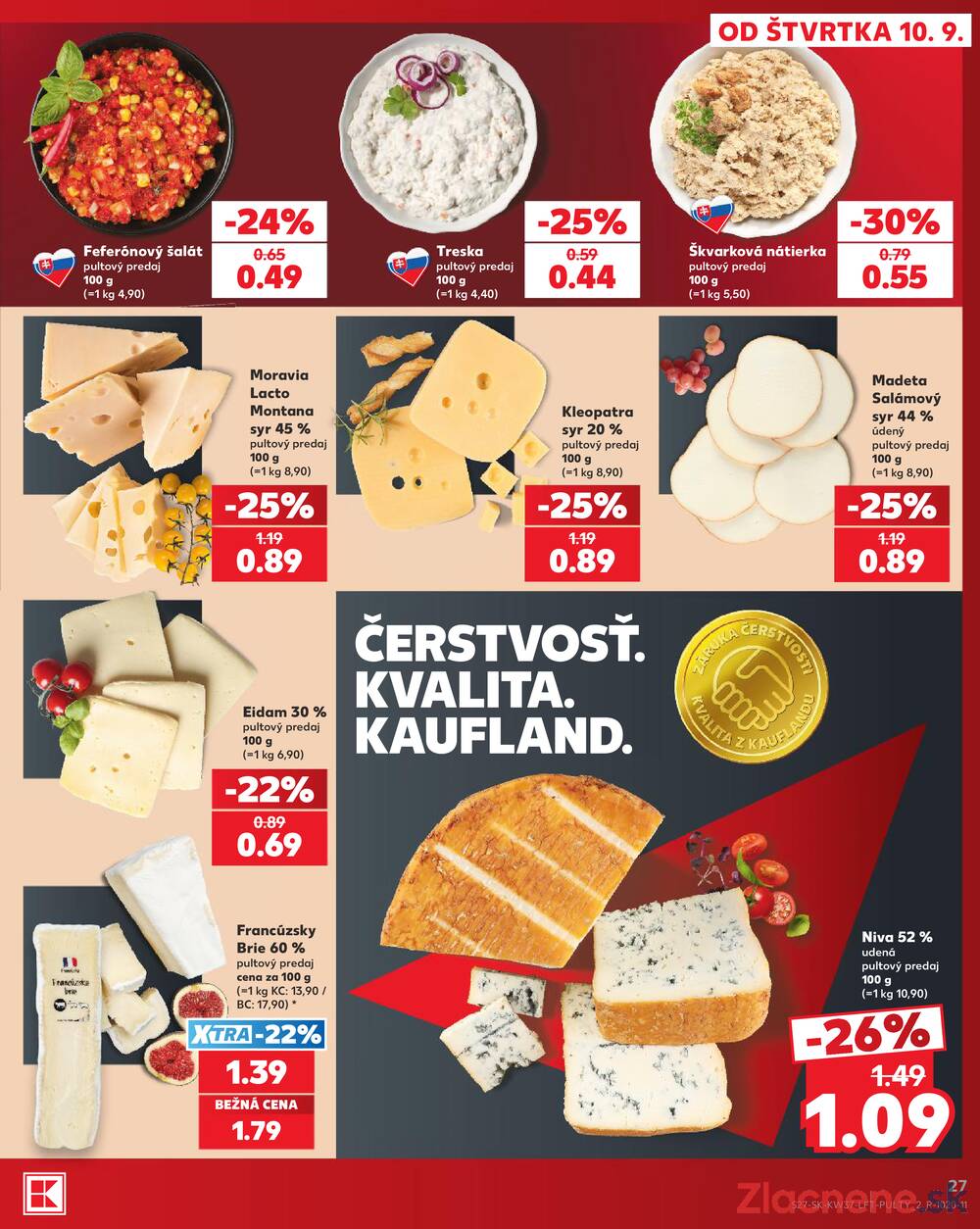 Kaufland 10.9. - 16.9. - Kaufland Rožňava