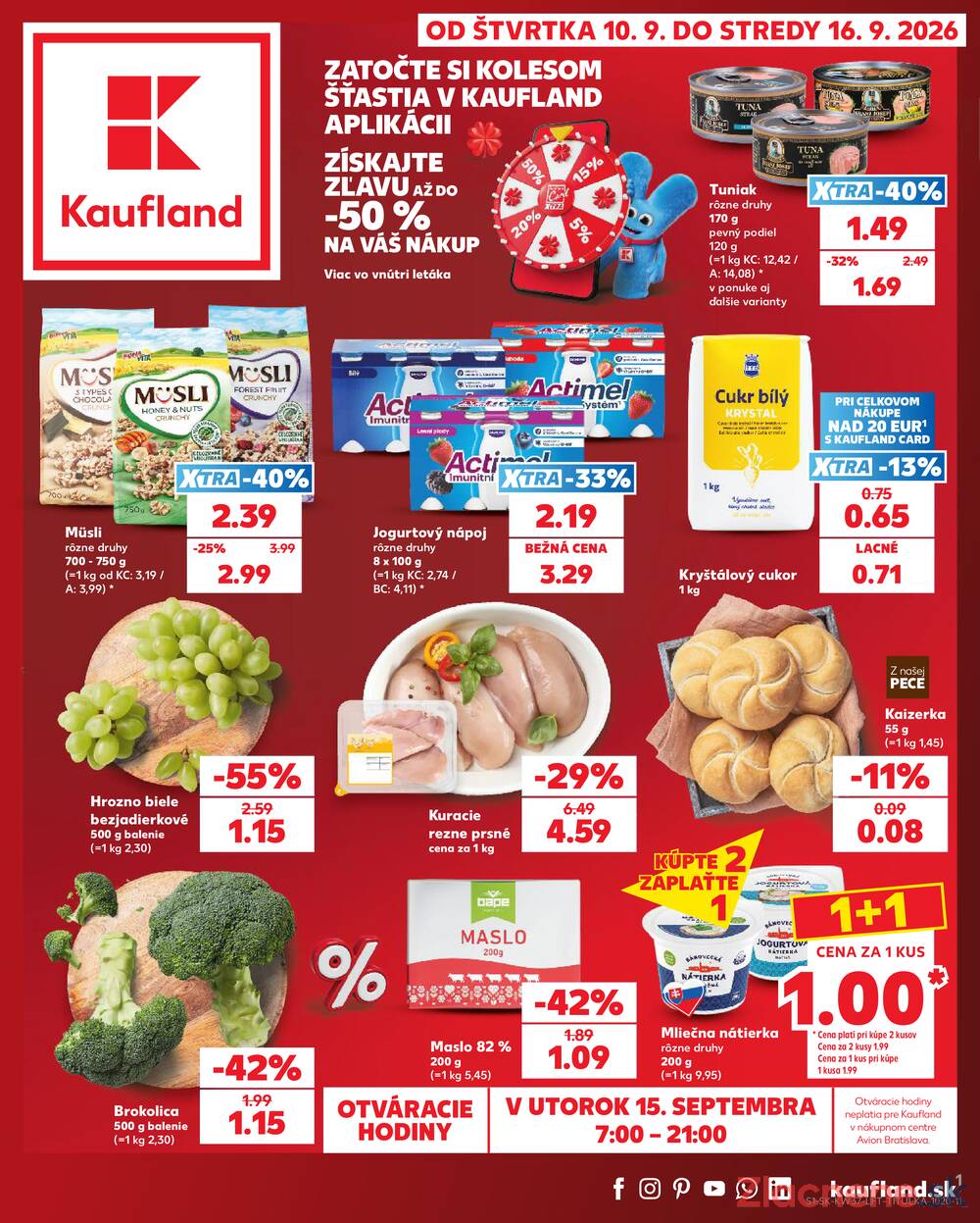 Kaufland 10.9. - 16.9. - Kaufland Prievidza