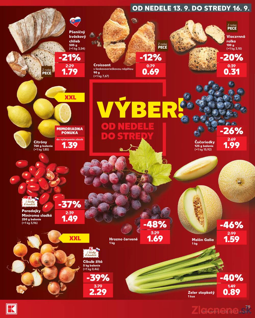 Kaufland 10.9. - 16.9. - Kaufland Handlová - Okružná ul.