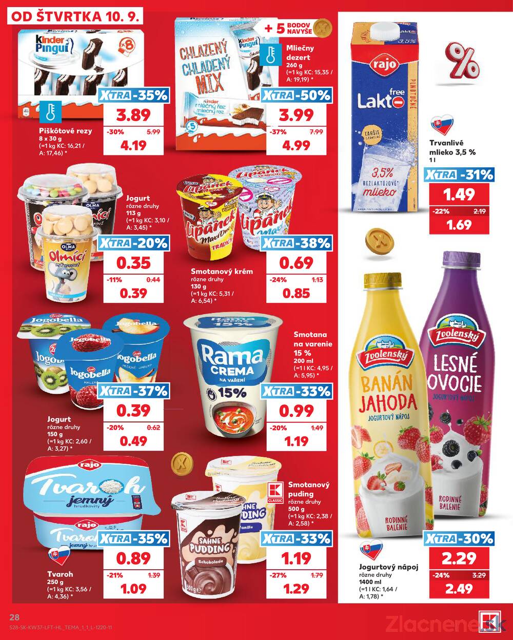 Kaufland 10.9. - 16.9. - Kaufland Bratislava - Petržalka