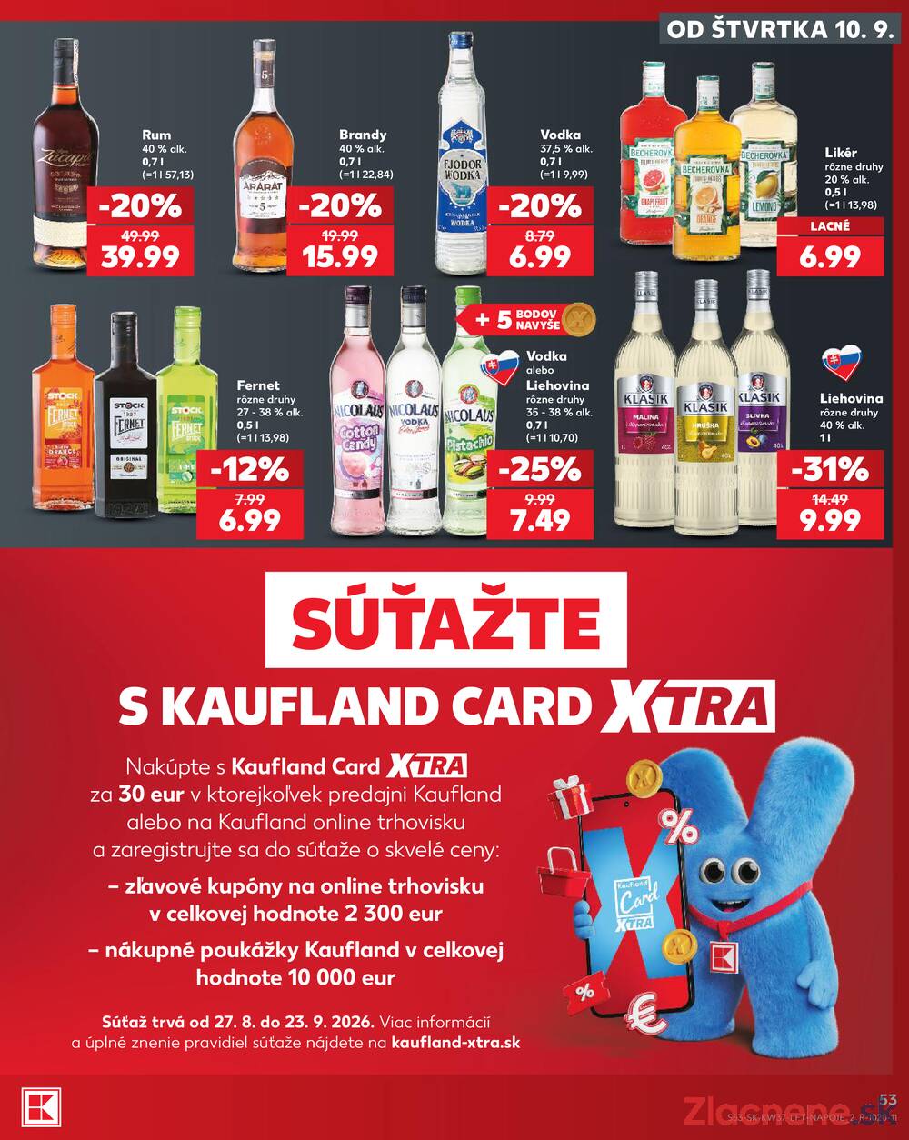 Kaufland 10.9. - 16.9. - Kaufland Bratislava - Petržalka