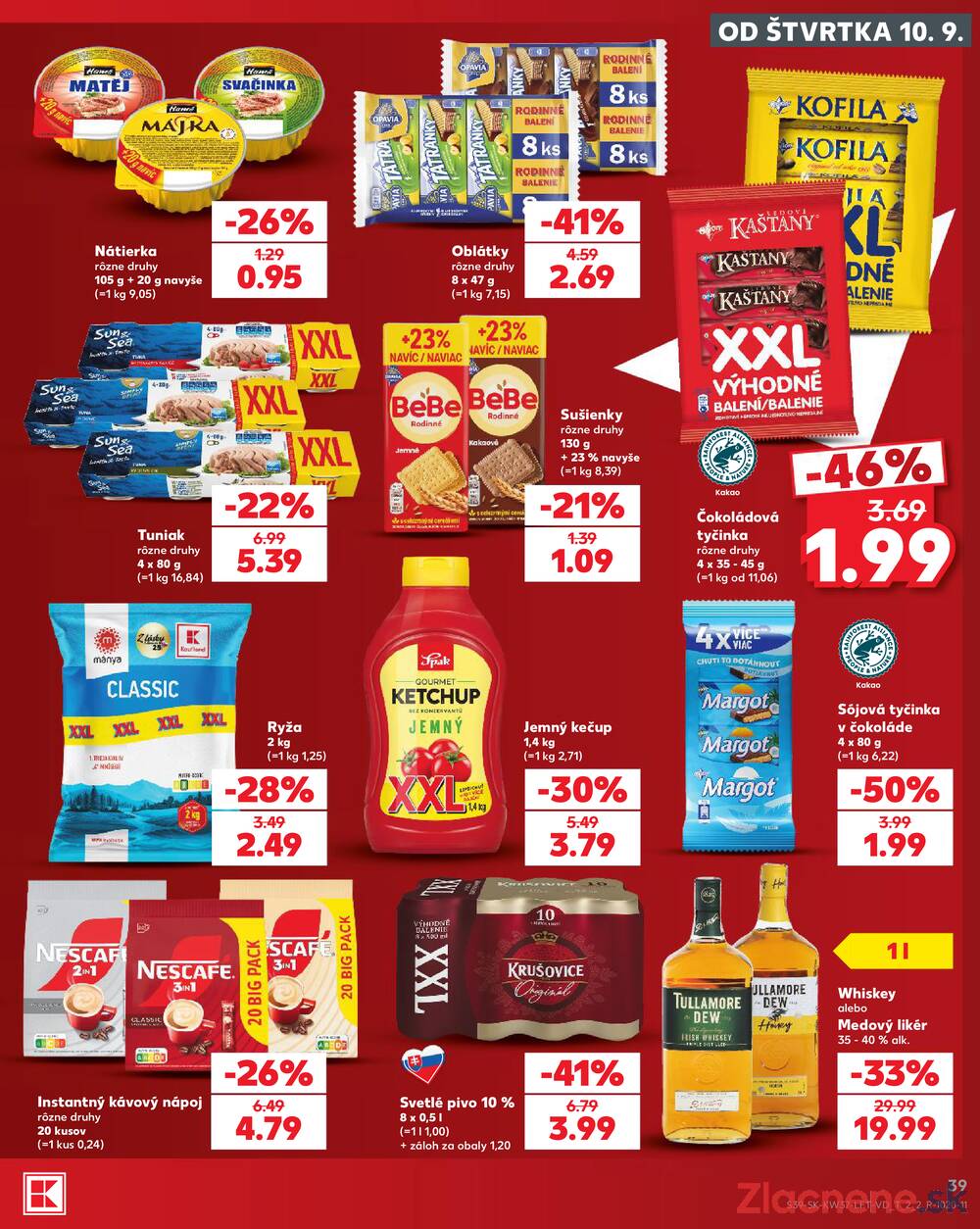 Kaufland 10.9. - 16.9. - Kaufland Trnava - Juh - Bratislavská
