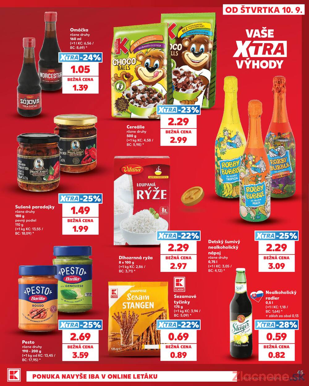 Kaufland 10.9. - 16.9. - Kaufland Martin-Podhaj