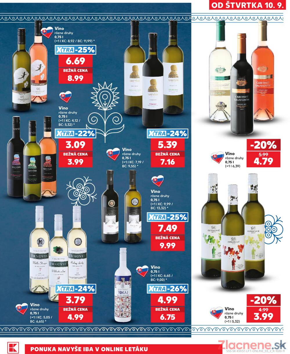 Kaufland 10.9. - 16.9. - Kaufland Martin-Podhaj
