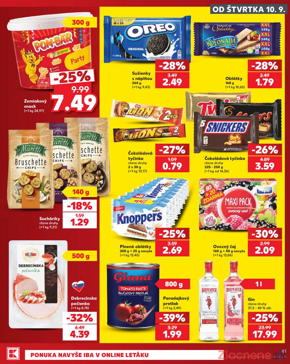 Kaufland 10.9. - 16.9. - Kaufland Košice-Pri hati