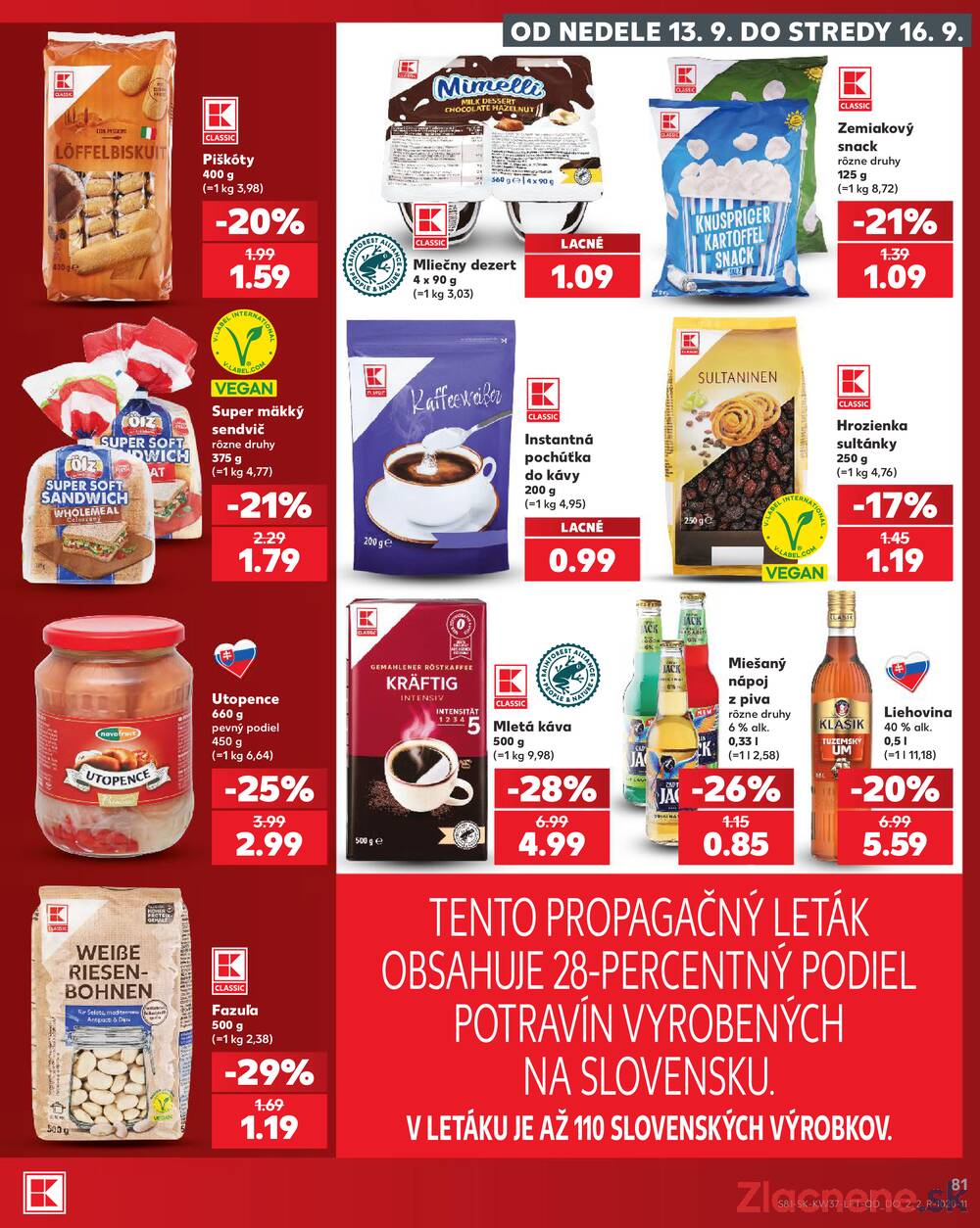 Kaufland 10.9. - 16.9. - Kaufland Košice-Pri hati