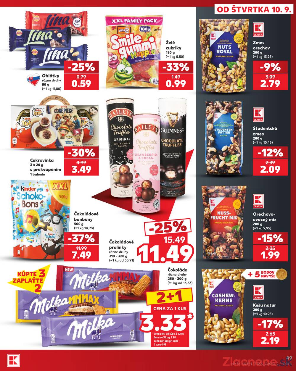 Kaufland 10.9. - 16.9. - Kaufland Košice - Nad Jazerom