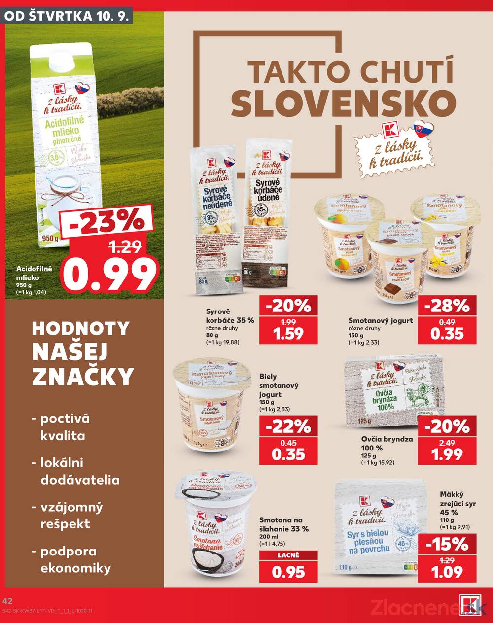 Leták Kaufland - Kaufland 10.9. - 16.9. - Kaufland Trnava - strana 42 Leták Kaufland - Kaufland 10.9. - 16.9. - Kaufland Trnava - strana 42