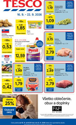 leták Tesco