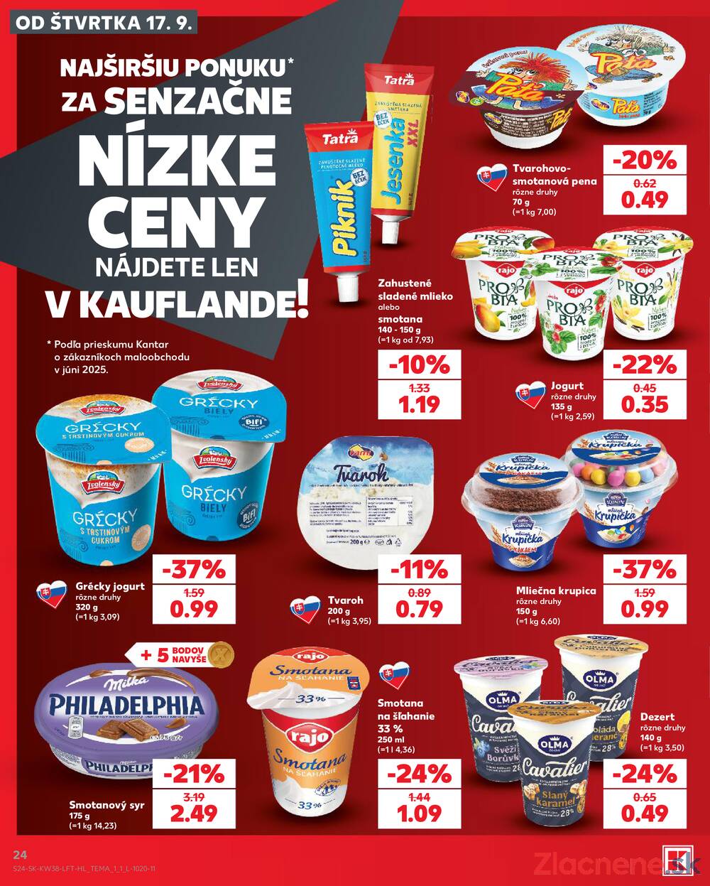 Kaufland 17.9. - 23.9. - Kaufland Spišská Nová Ves