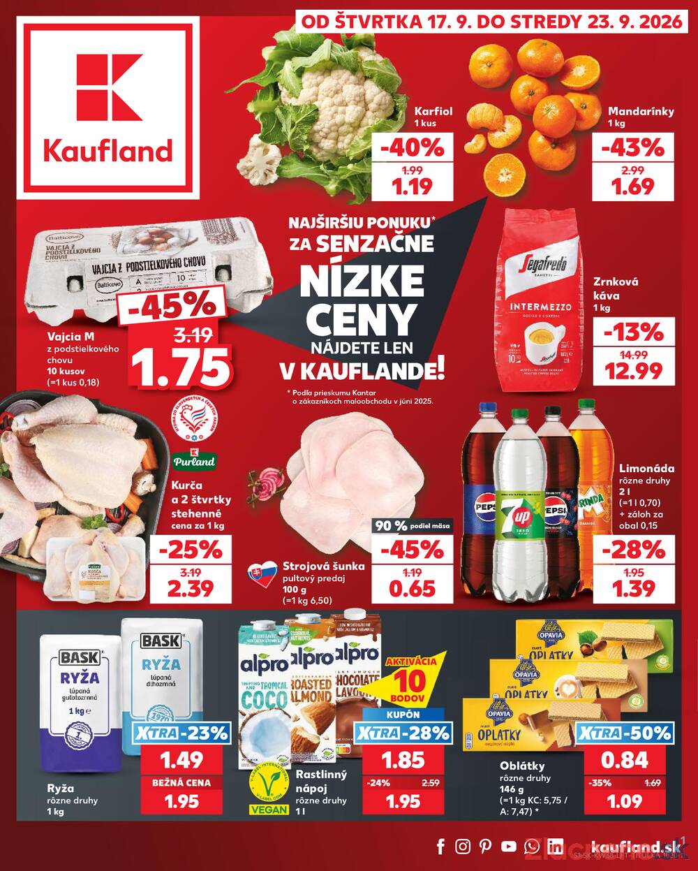 Leták Kaufland - Kaufland 17.9. - 23.9. - Kaufland Dubnica nad Váhom - strana 1 Leták Kaufland - Kaufland 17.9. - 23.9. - Kaufland Dubnica nad Váhom - strana 1