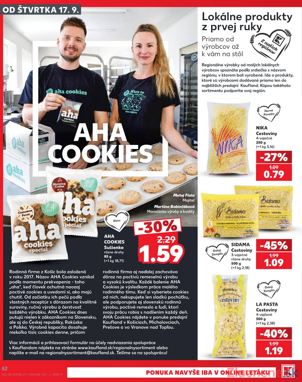 Kaufland 17.9. - 23.9. - Kaufland Bardejov