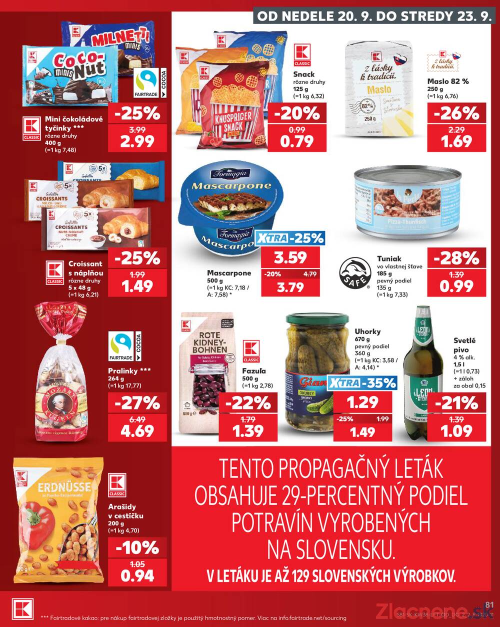 Kaufland 17.9. - 23.9. - Kaufland Bardejov