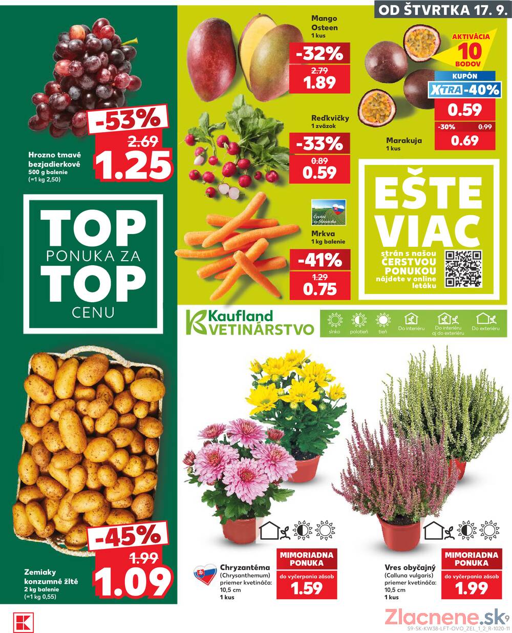 Kaufland 17.9. - 23.9. - Kaufland Púchov