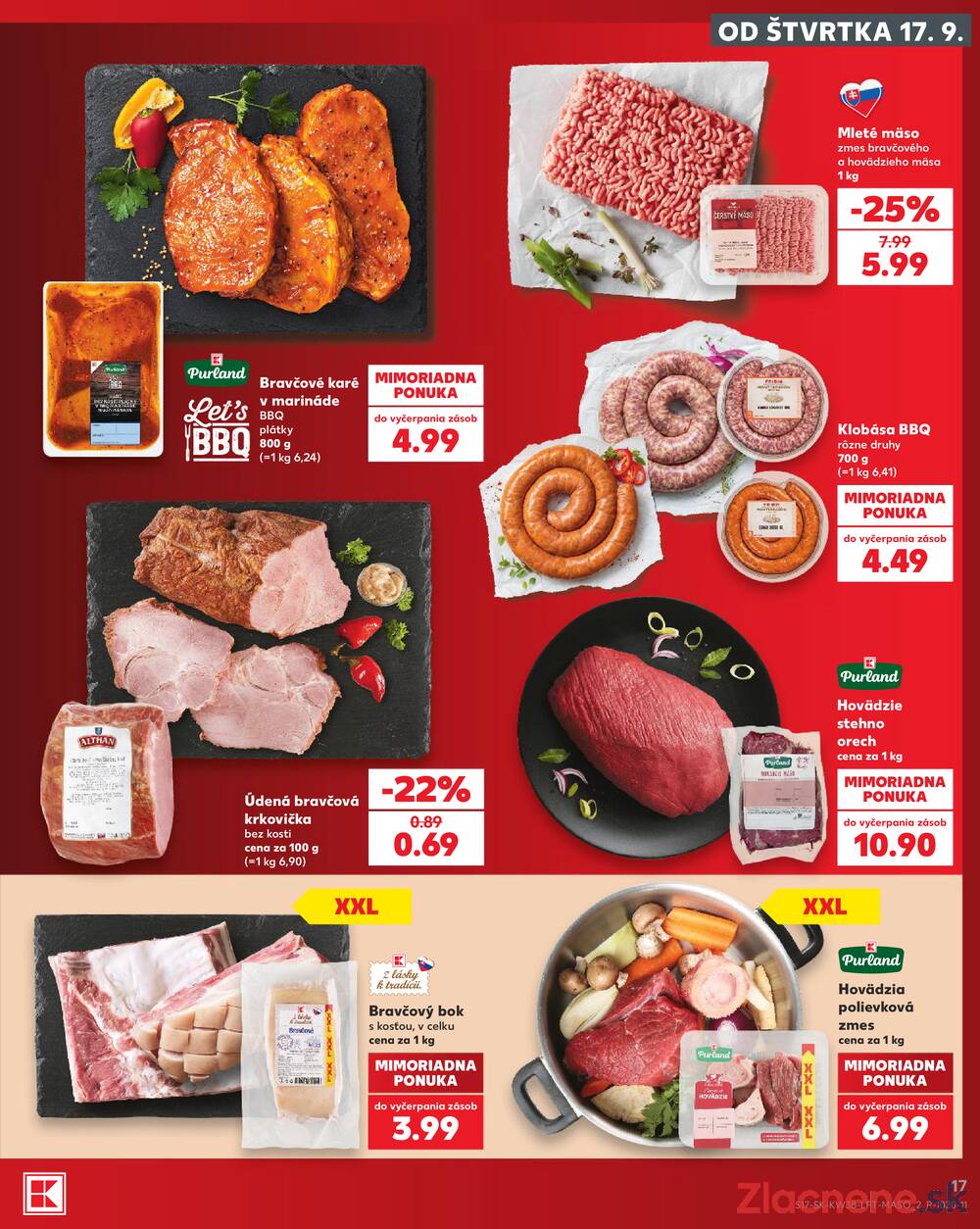 Kaufland 17.9. - 23.9. - Kaufland Púchov