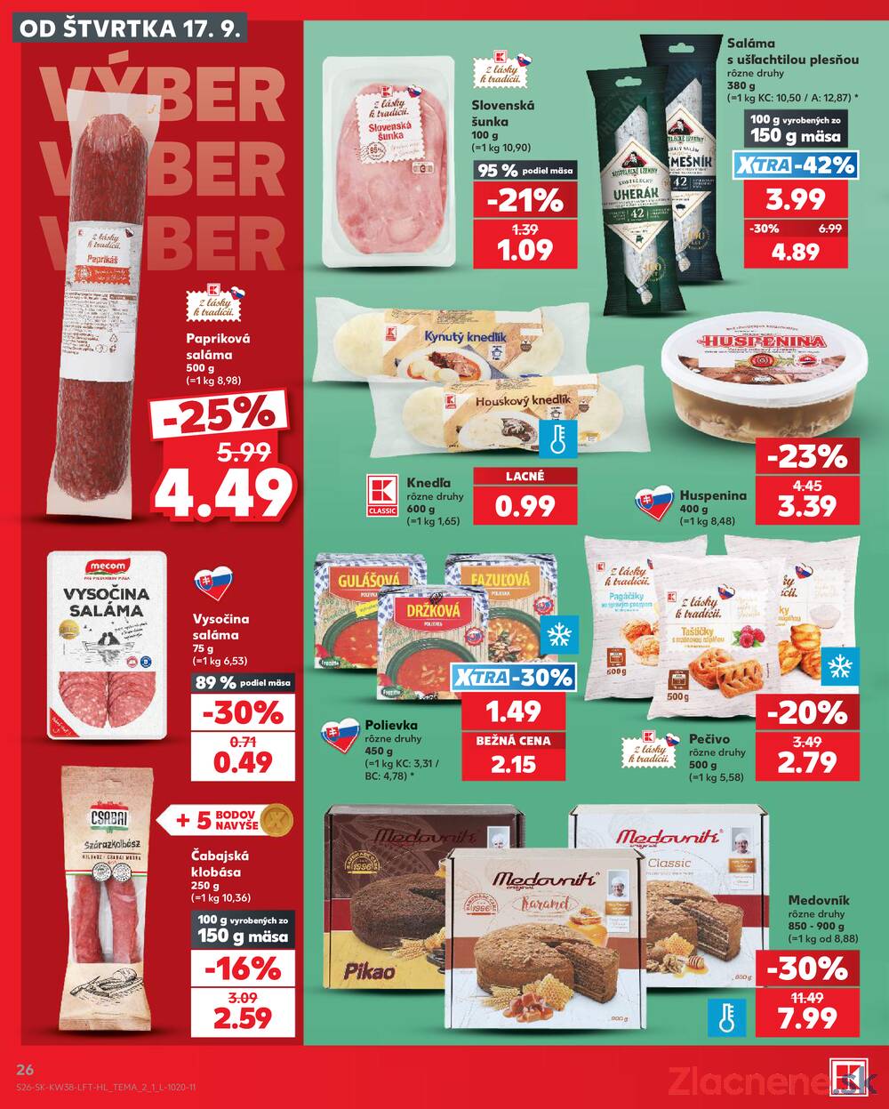 Kaufland 17.9. - 23.9. - Kaufland Púchov