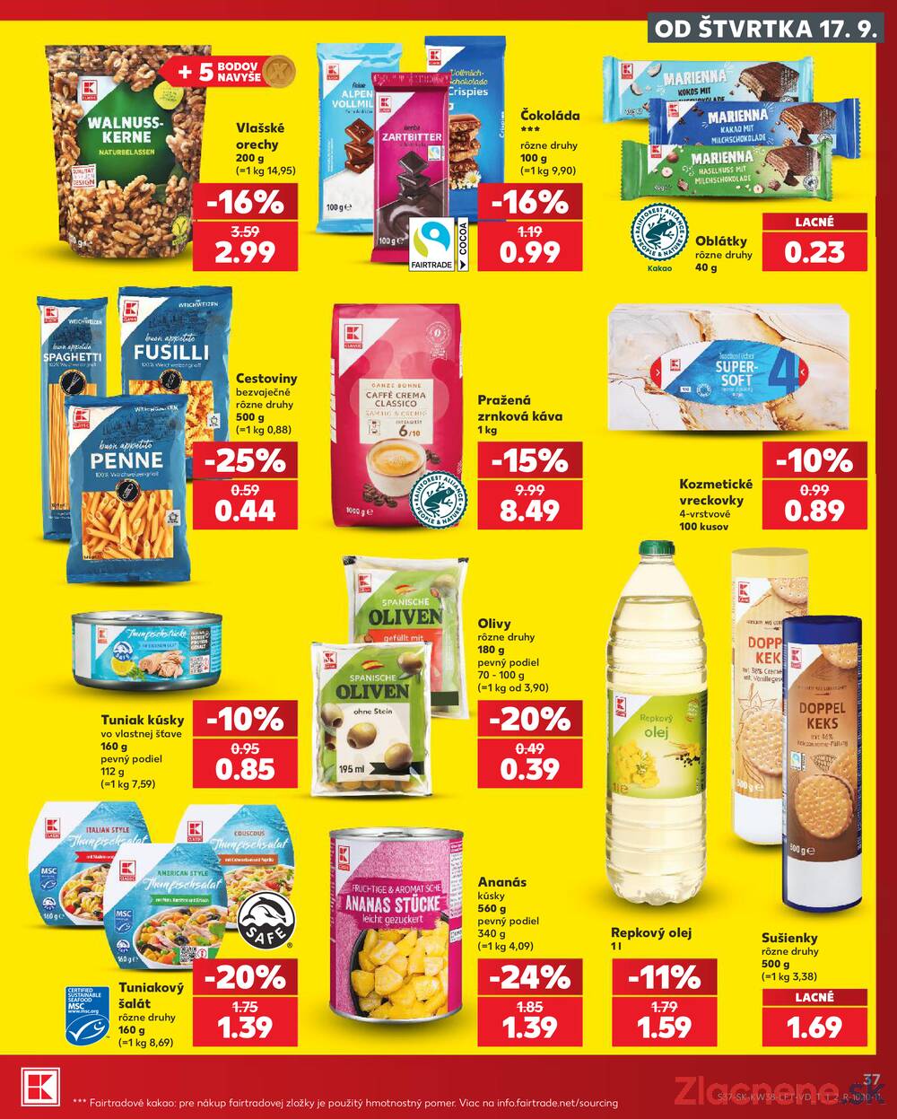 Kaufland 17.9. - 23.9. - Kaufland Púchov