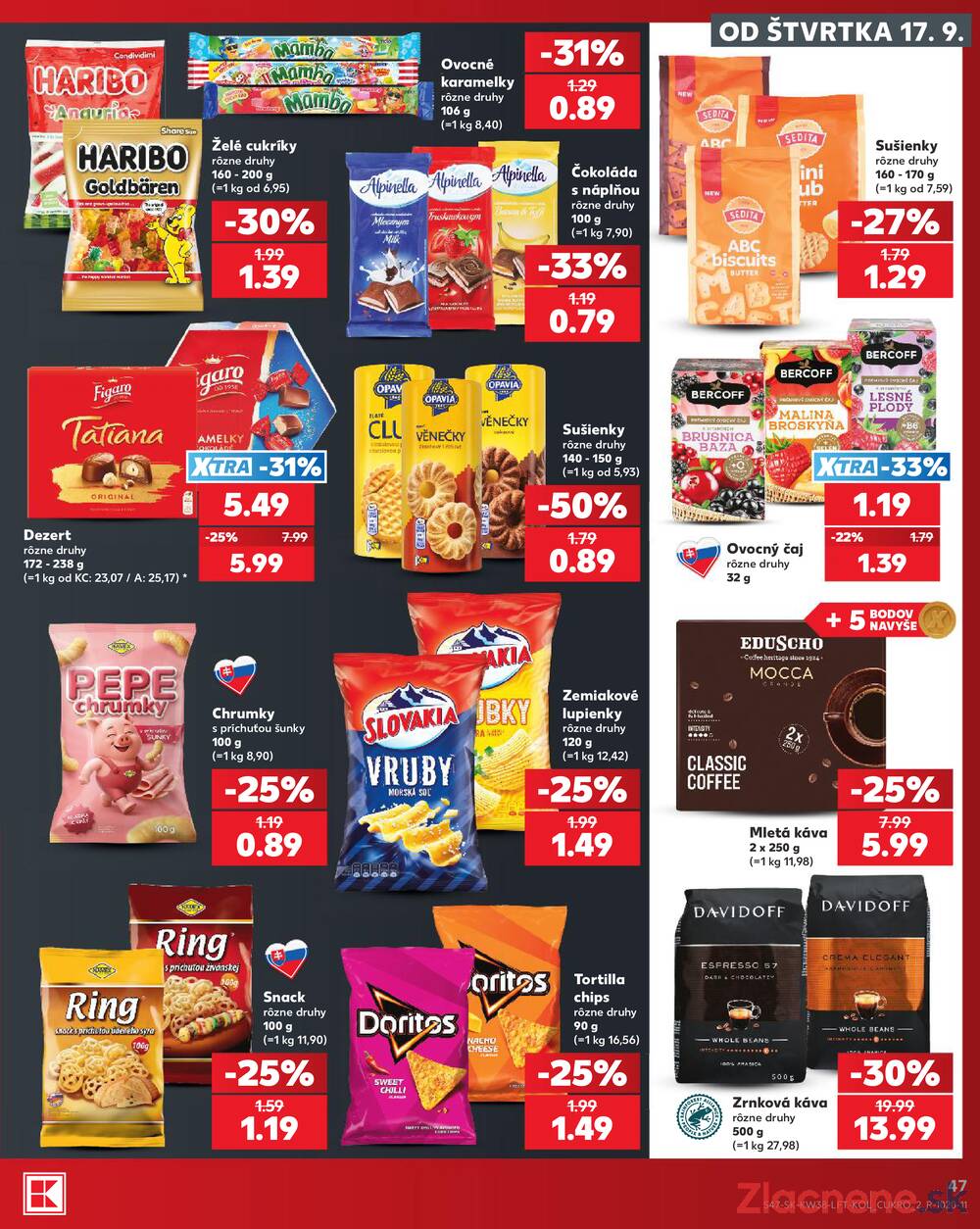 Kaufland 17.9. - 23.9. - Kaufland Púchov