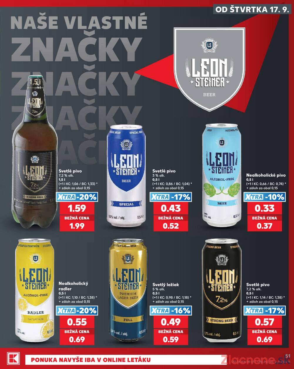 Kaufland 17.9. - 23.9. - Kaufland Púchov