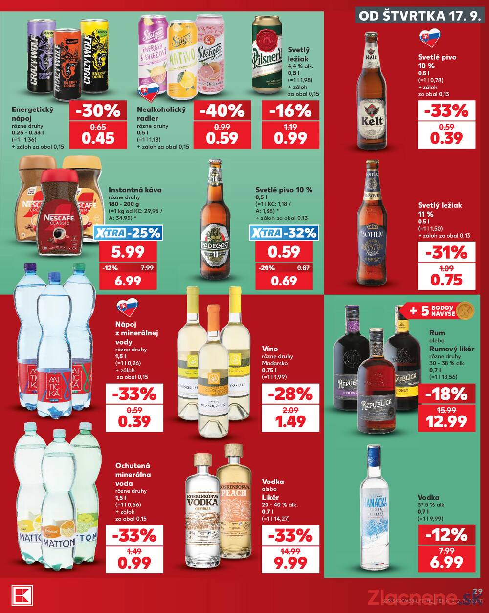 Kaufland 17.9. - 23.9. - Kaufland Stará Ľubovňa