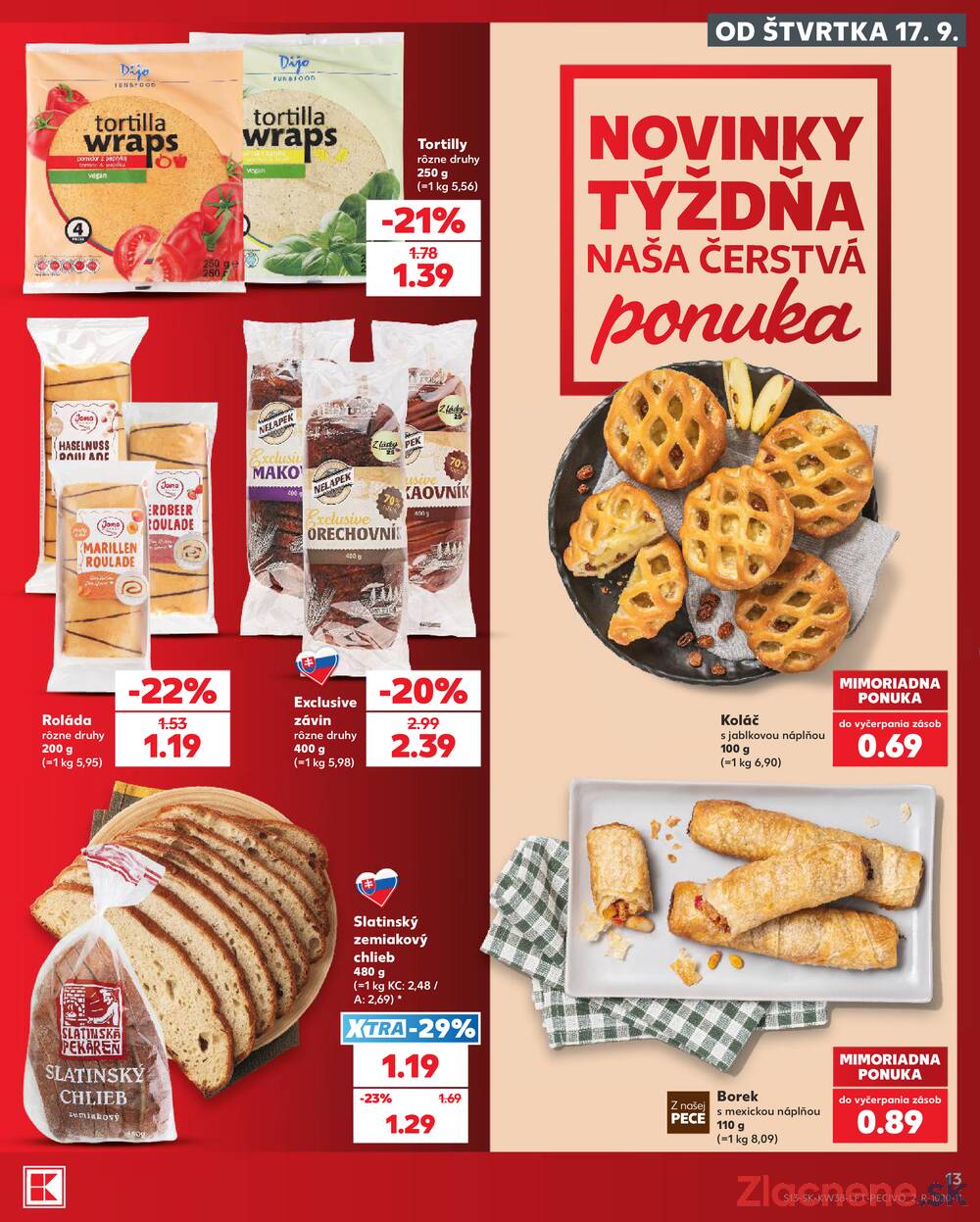 Kaufland 17.9. - 23.9. - Kaufland Rožňava