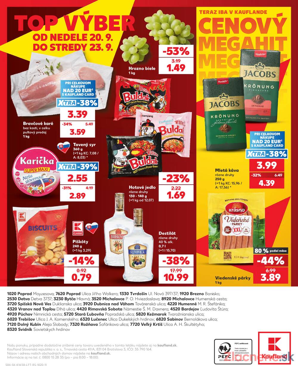 Kaufland 17.9. - 23.9. - Kaufland Rožňava