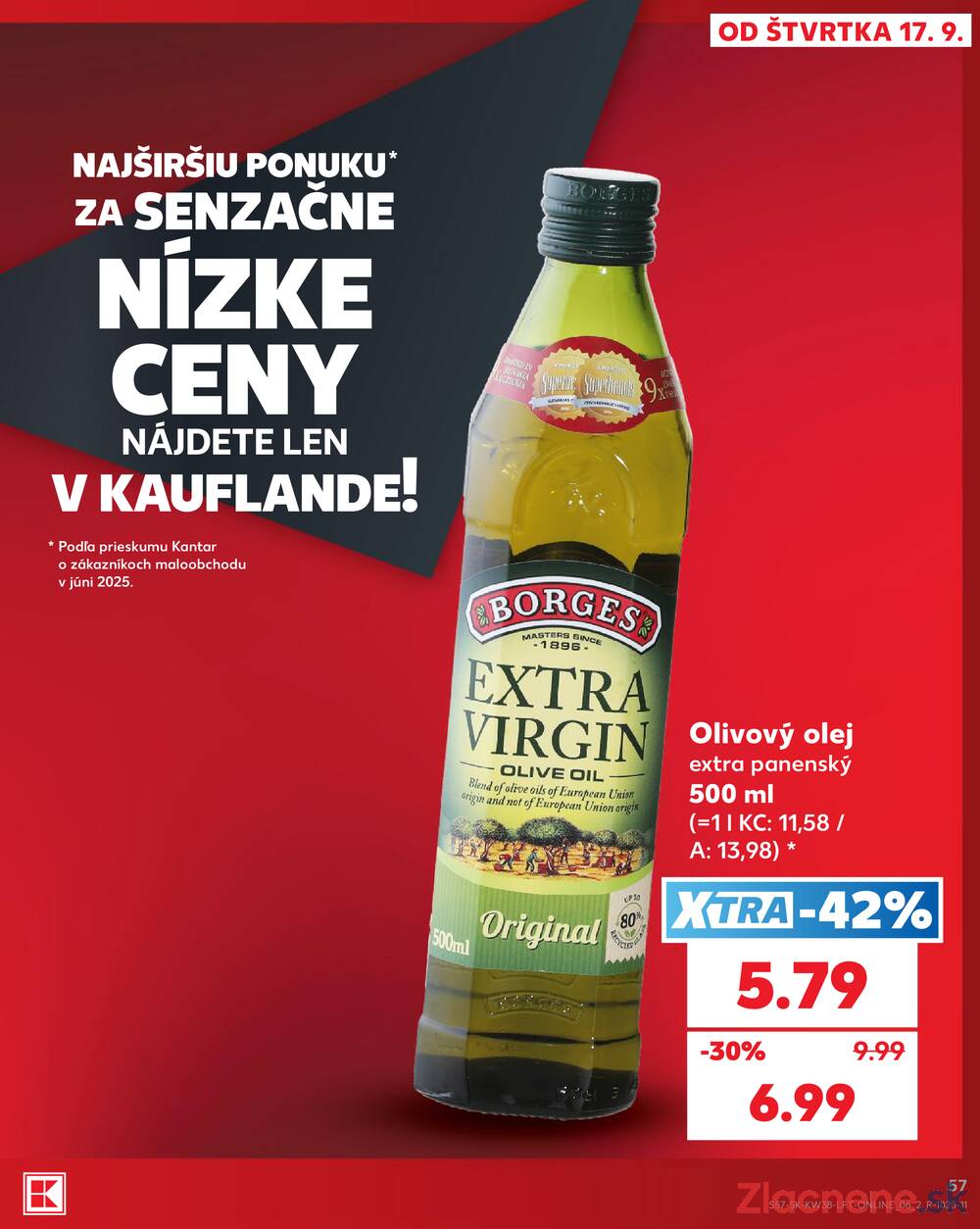 Kaufland 17.9. - 23.9. - Kaufland Poprad - Jiřího Wolkera