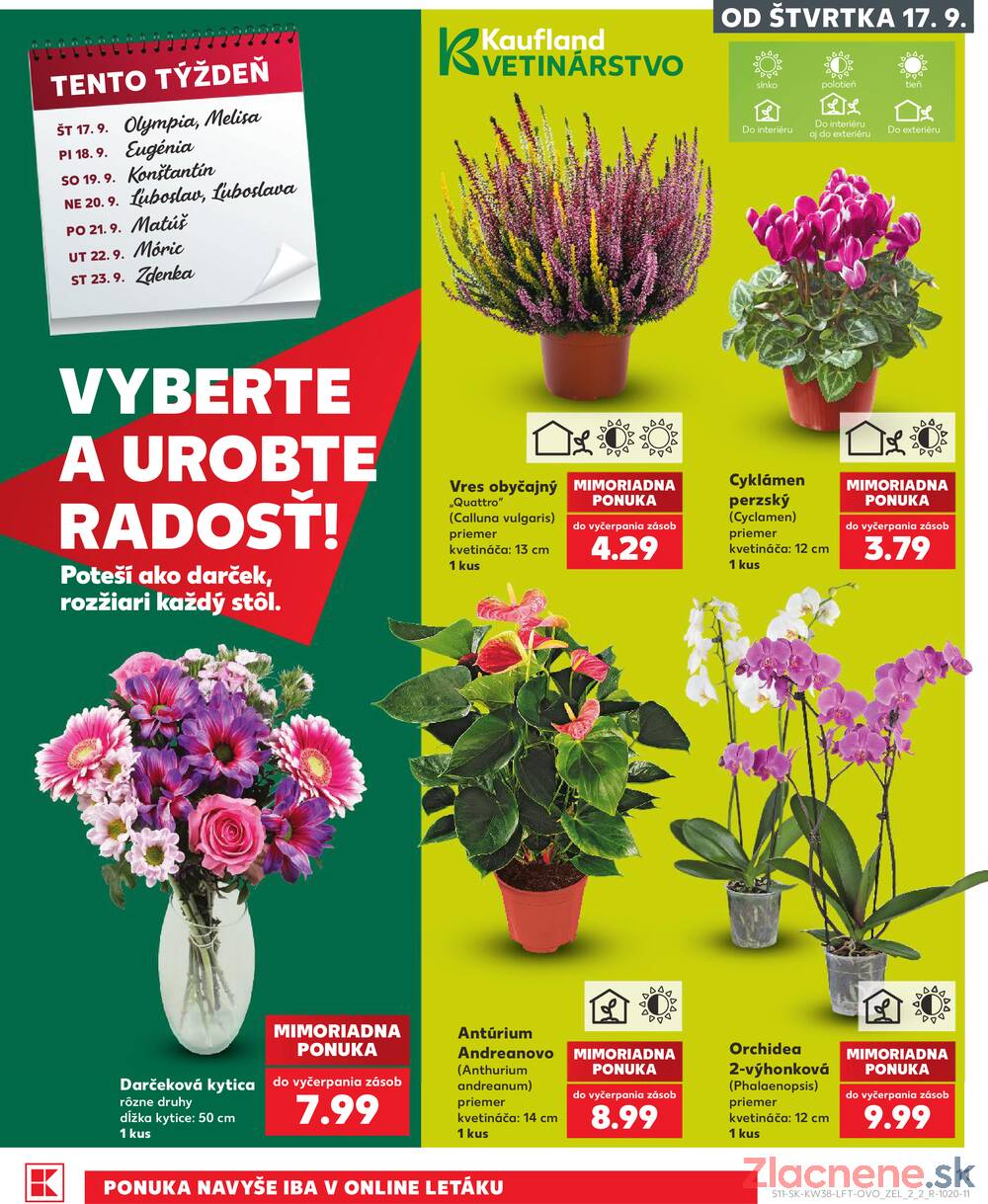 Kaufland 17.9. - 23.9. - Kaufland Michalovce (Humenská cesta)
