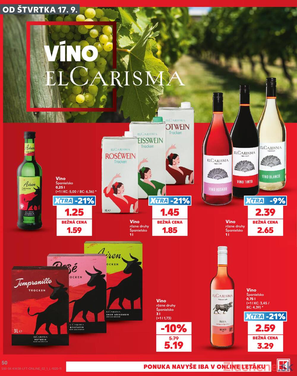 Kaufland 17.9. - 23.9. - Kaufland Trnava - Nová ul.