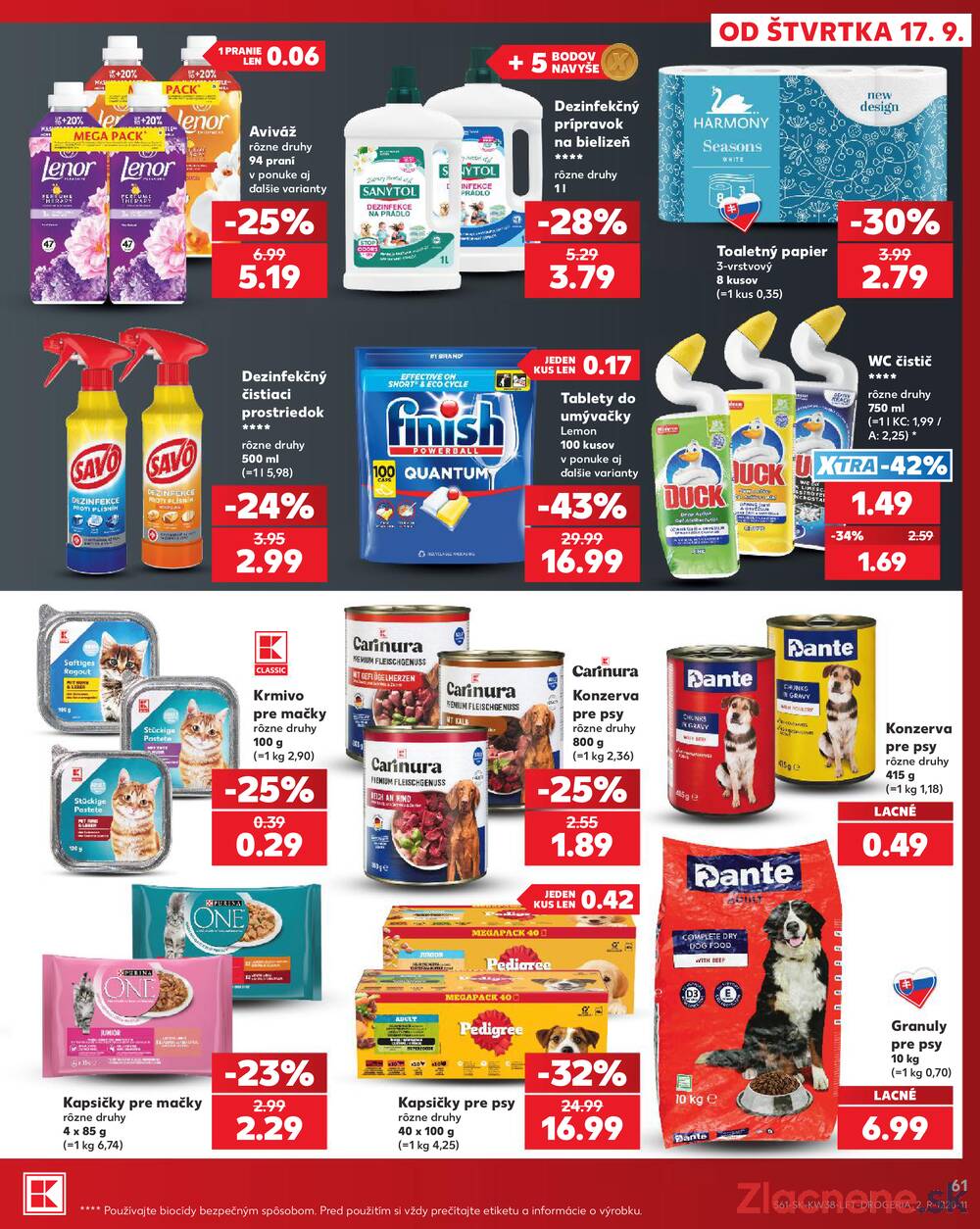 Kaufland 17.9. - 23.9. - Kaufland Trnava - Nová ul.