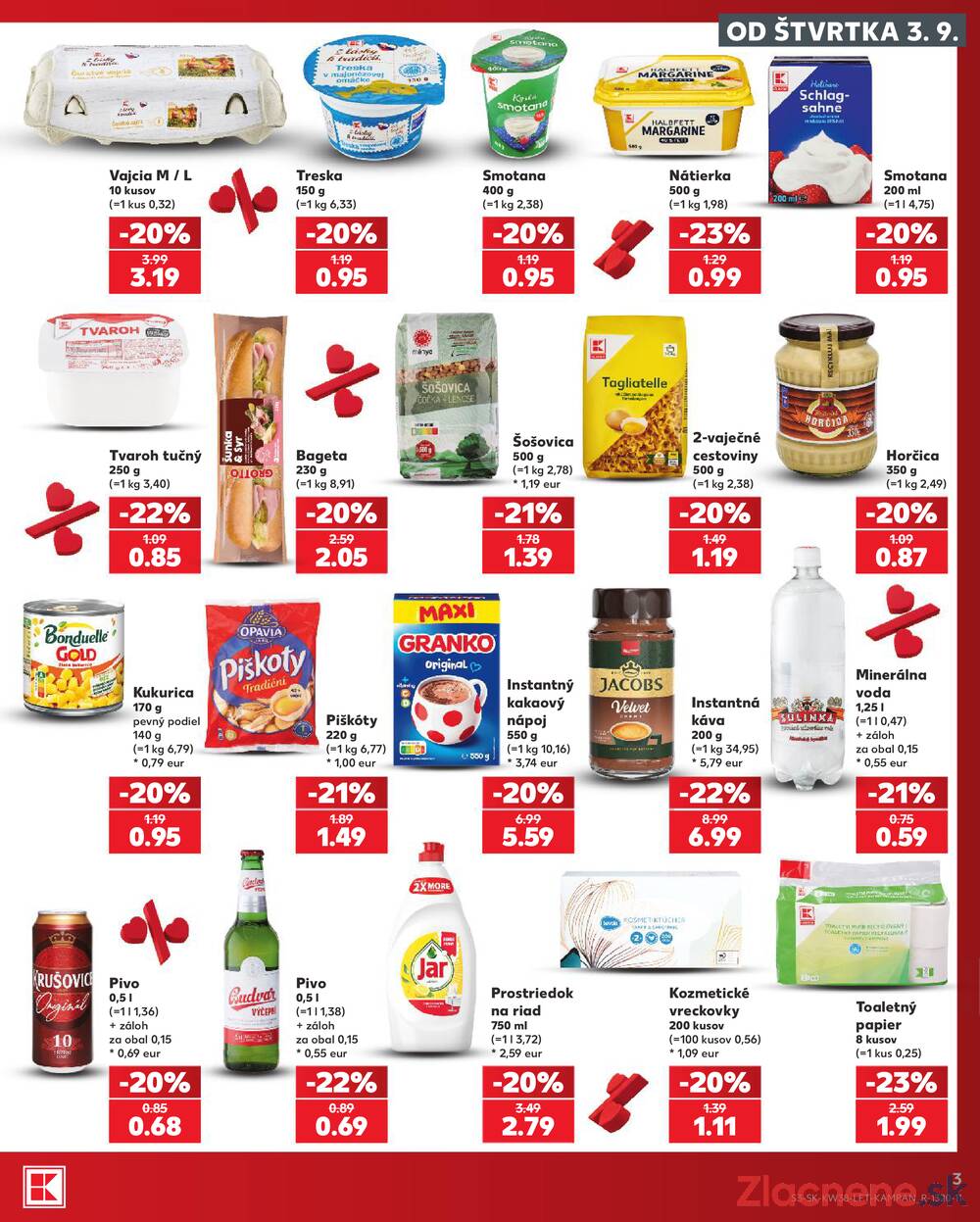 Leták Kaufland - Kaufland 17.9. - 23.9. - Kaufland Prešov - Sekčov - strana 3 Leták Kaufland - Kaufland 17.9. - 23.9. - Kaufland Prešov - Sekčov - strana 3
