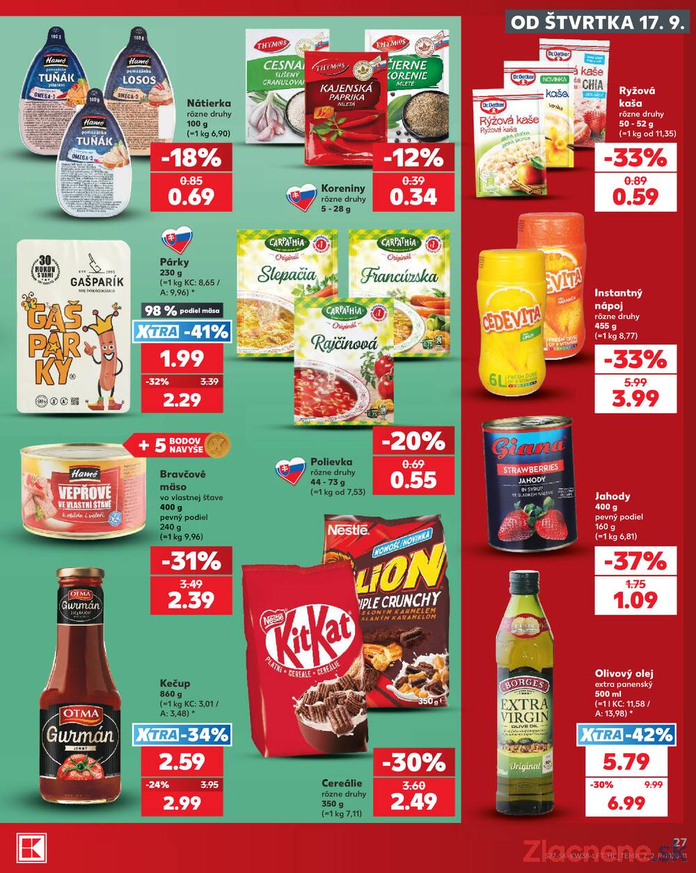 Kaufland 17.9. - 23.9. - Kaufland Prešov - Sídlisko 3