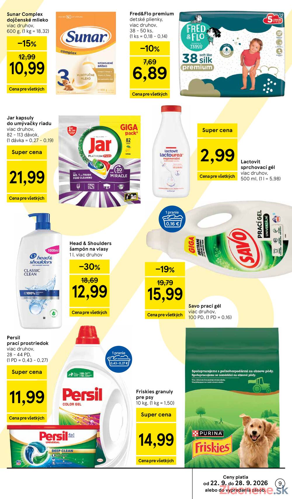 Leták Tesco - Tesco hypermarkety 23.9. - 29.9. - strana 9 Leták Tesco - Tesco hypermarkety 23.9. - 29.9. - strana 9