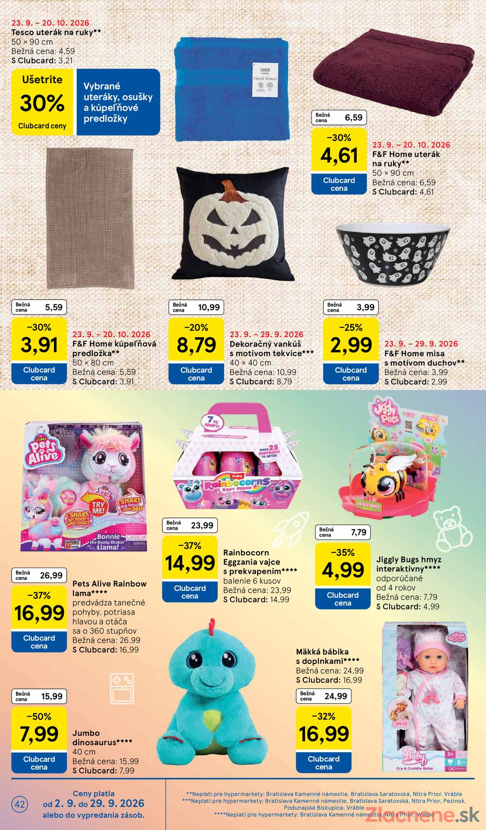 Tesco hypermarkety 23.9. - 29.9.