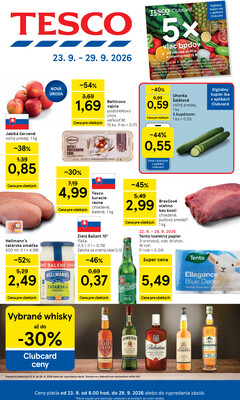 leták Tesco