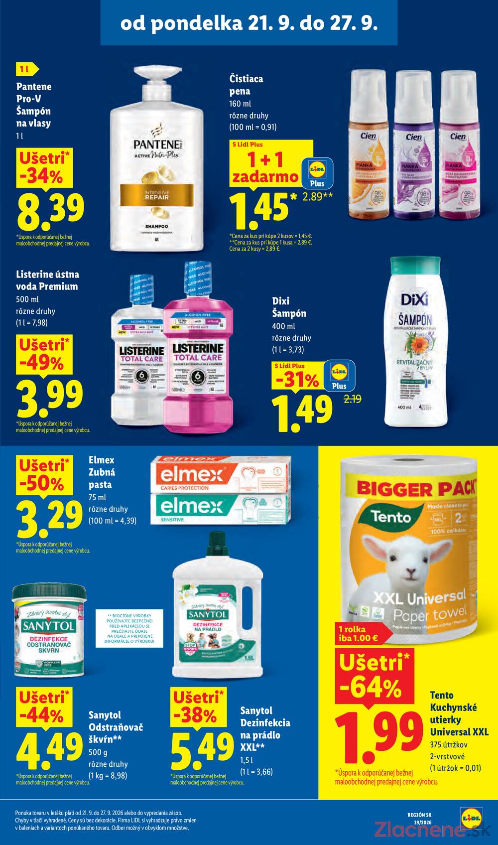 Leták Lidl - Lidl do 27.9. - strana 45 Leták Lidl - Lidl do 27.9. - strana 45