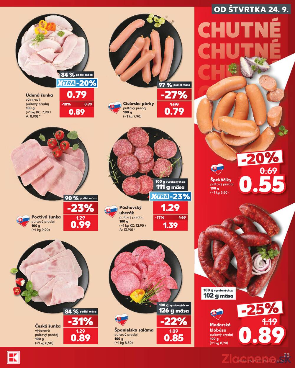 Leták Kaufland - Kaufland 24.9. - 30.9. - Kaufland Bytča - strana 23 Leták Kaufland - Kaufland 24.9. - 30.9. - Kaufland Bytča - strana 23