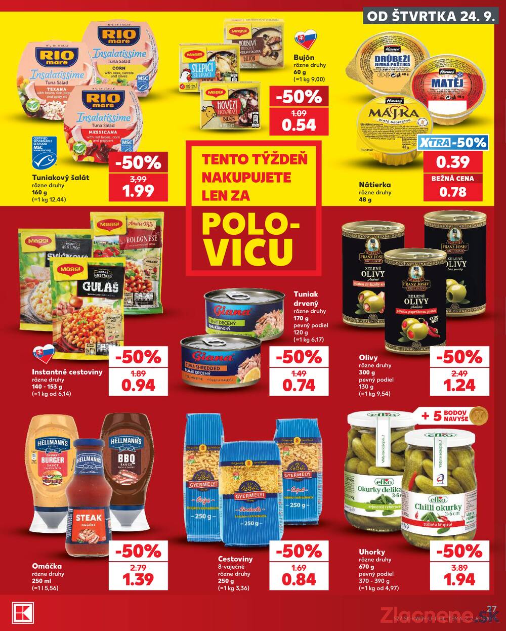 Kaufland 24.9. - 30.9. - Kaufland Rimavská Sobota