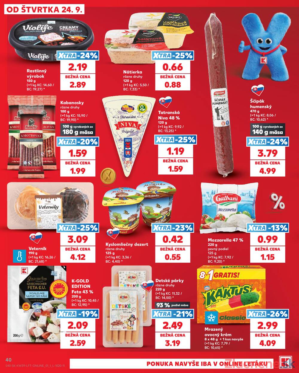 Kaufland 24.9. - 30.9. - Kaufland Púchov