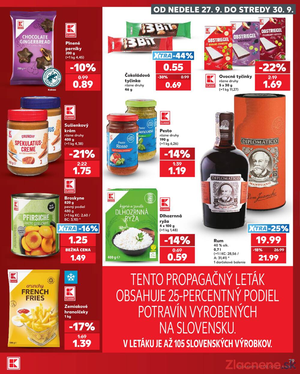Kaufland 24.9. - 30.9. - Kaufland Púchov