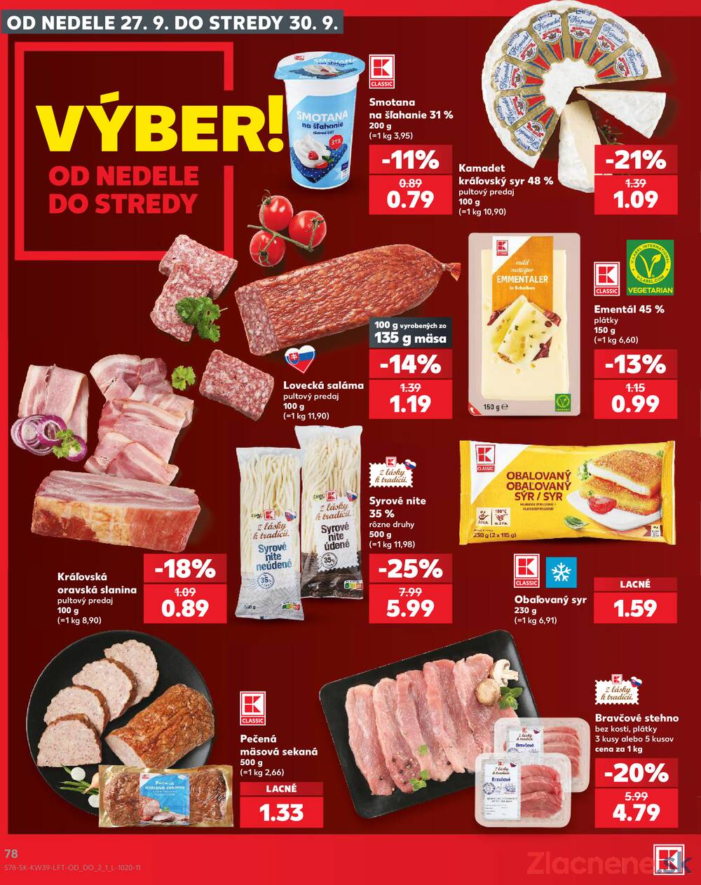 Kaufland 24.9. - 30.9. - Kaufland Stará Ľubovňa
