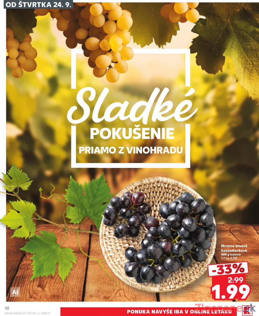 Kaufland 24.9. - 30.9. - Kaufland Piešťany