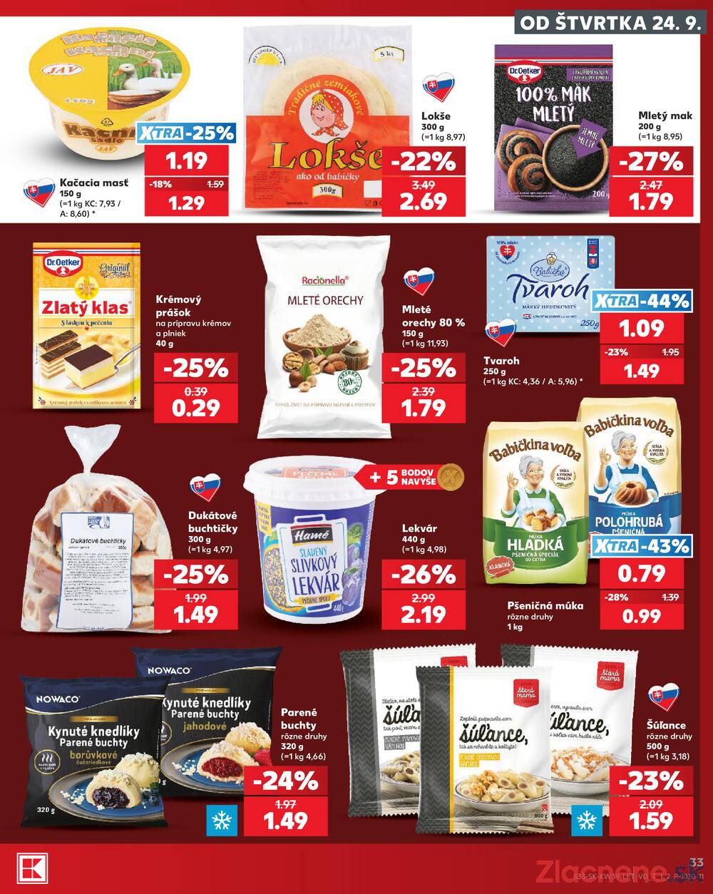 Kaufland 24.9. - 30.9. - Kaufland Piešťany
