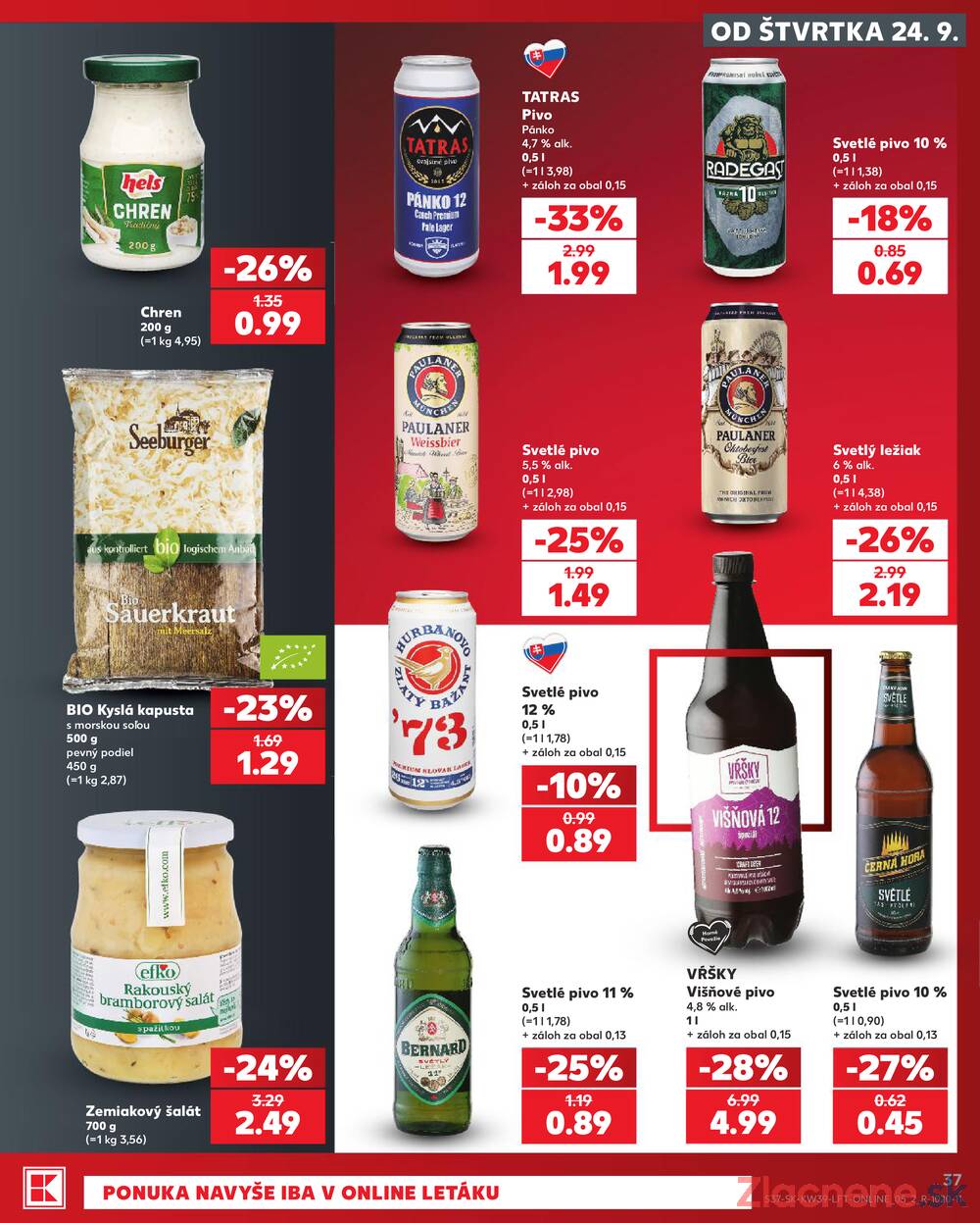 Kaufland 24.9. - 30.9. - Kaufland Ružomberok