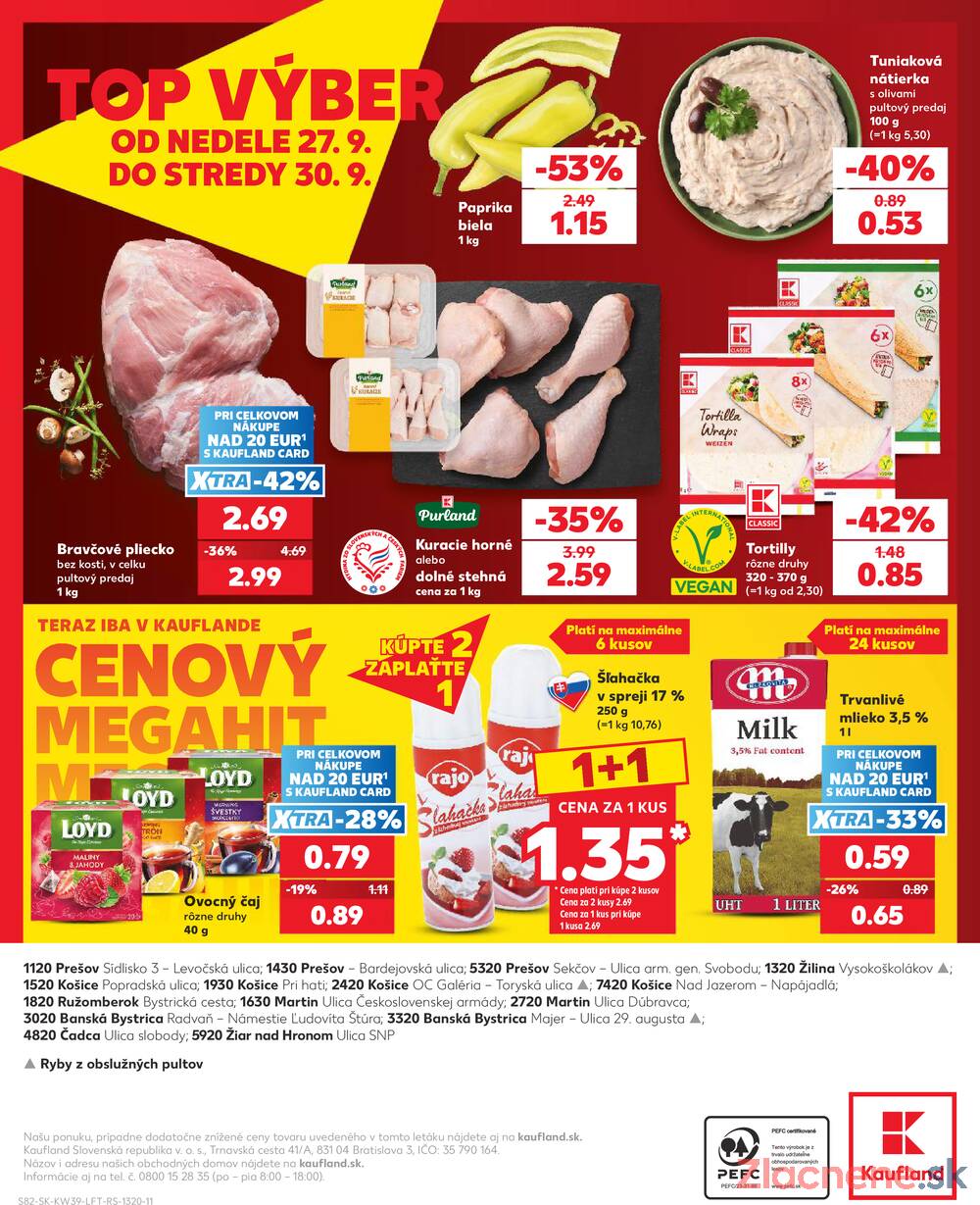 Kaufland 24.9. - 30.9. - Kaufland Ružomberok