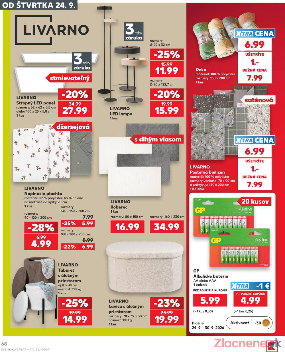 Kaufland 24.9. - 30.9. - Kaufland Žilina