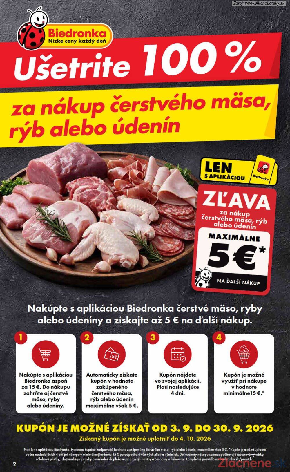 Leták Biedronka - Biedronka do 30.9. - strana 2 Leták Biedronka - Biedronka do 30.9. - strana 2