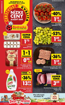 leták Biedronka