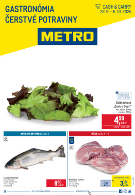leták METRO