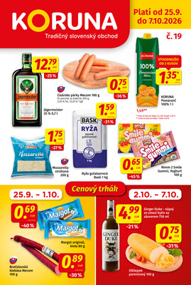 leták KORUNA